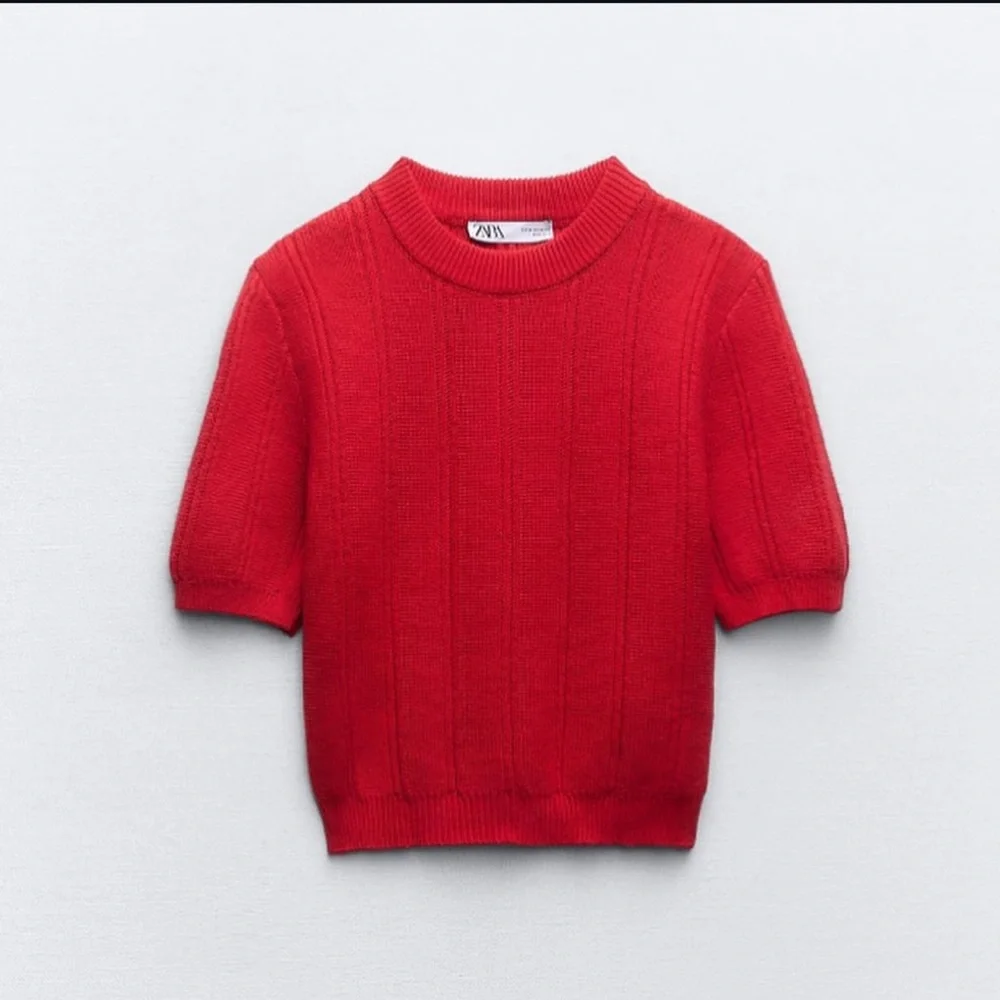 ZARA CROP KNIT SWEATER - Picture 4 of 6